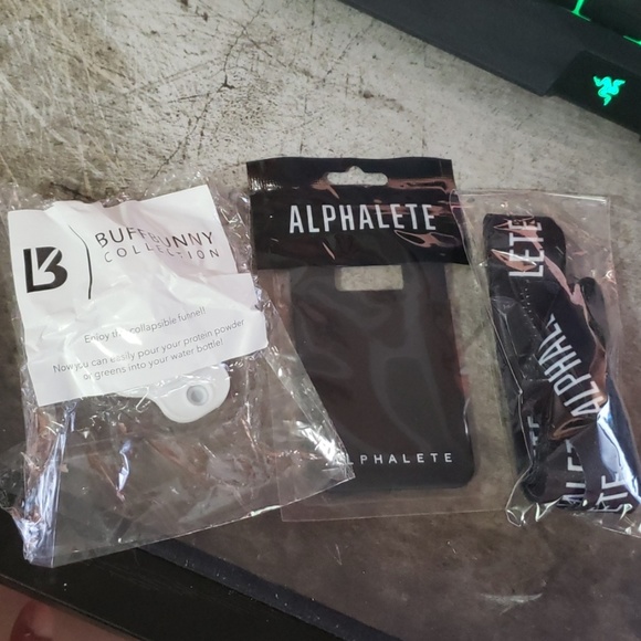 Alphalete Accessories - Alphalete lanyard &Card Holder &Buffbunny Funnel